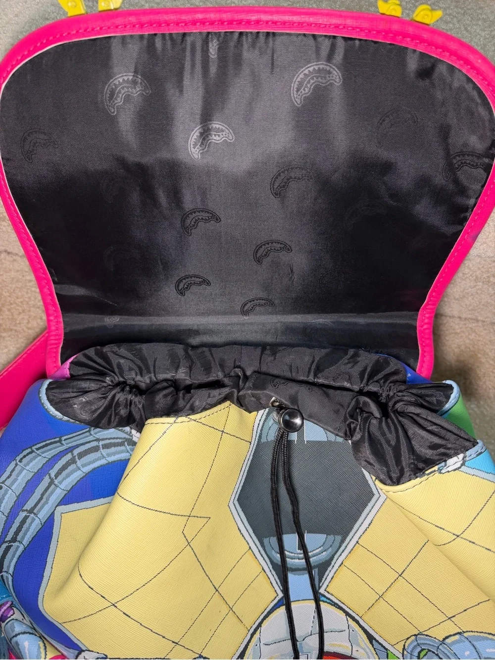 Limited Edition Sprayground Chaotic Universe Monte Carlo Bag-Multicolor Backpack